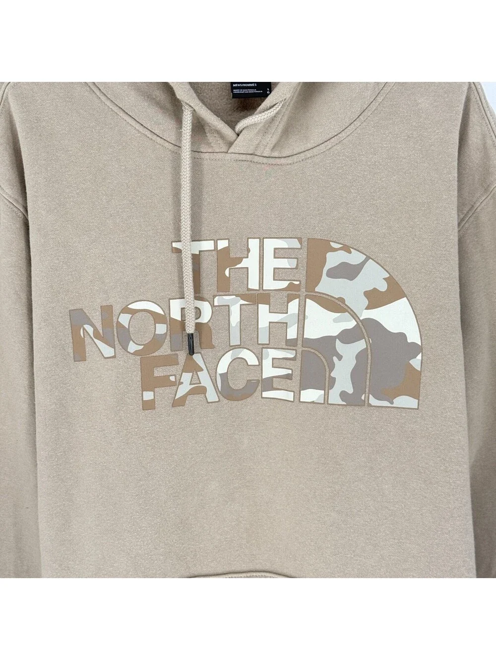 The North Face Half Dome Pullover Fleece Hoodie Flax‎ Kelp Tan Camo Men’s Large